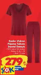 KADIN VİSKON PİJAMA TAKIMI DANTEL DETAYLI KADIN VİSKON PİJAMA TAKIMI DANTEL DETAYLI